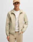 Blouson déperlant BOSS beige pour homme | Georgespaul