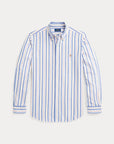 Chemise à rayures Ralph Lauren bleue pour homme | Georgespaul