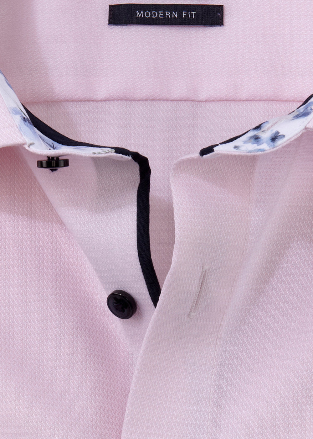 Chemise OLYMP coupe droite rose pour homme | Georgespaul