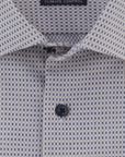 Chemise à motifs OLYMP beige pour homme | Georgespaul