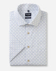Chemise à motifs OLYMP bleue pour homme | Georgespaul