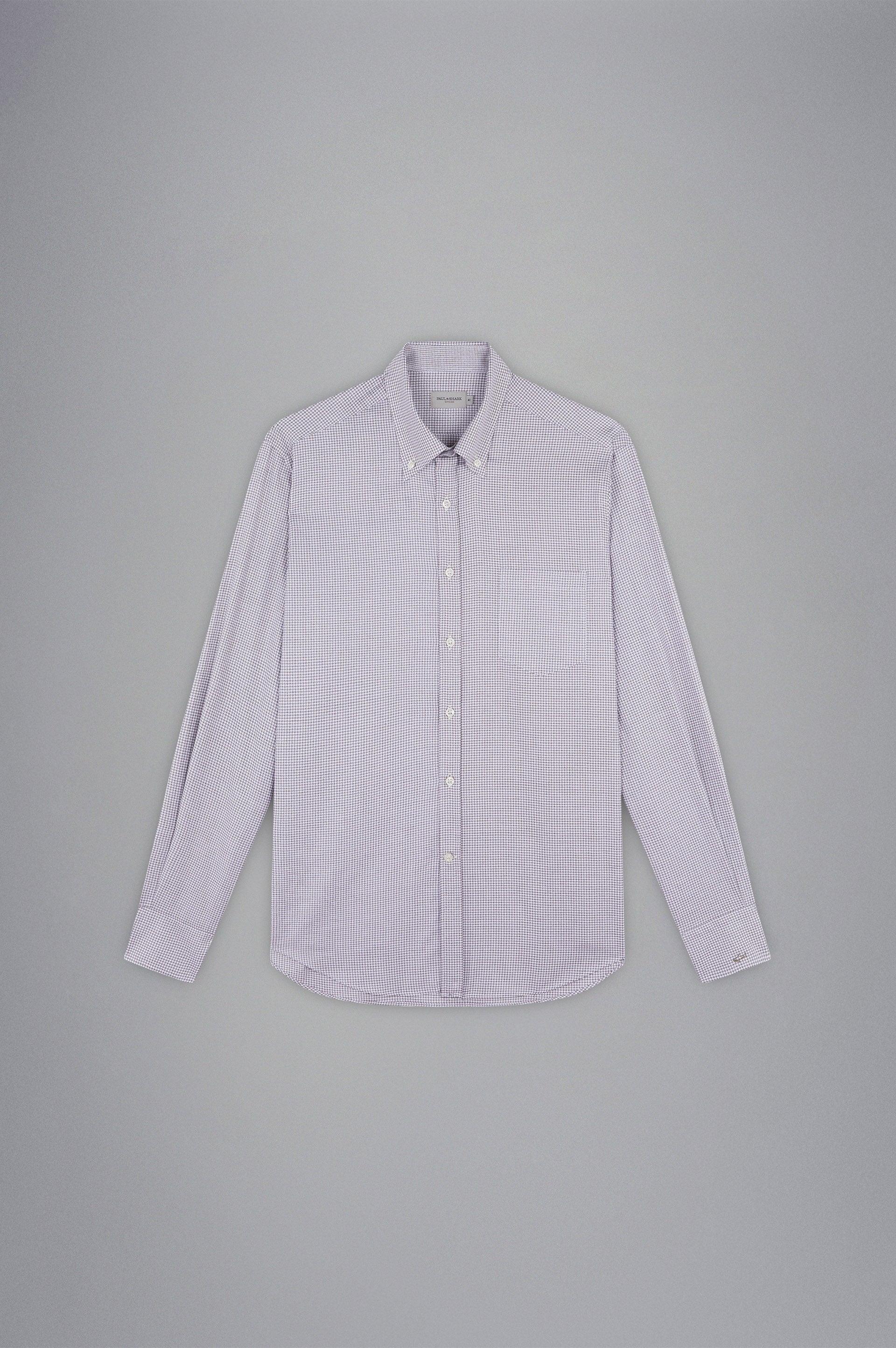 Chemise à motifs Paul & Shark beige - Georgespaul