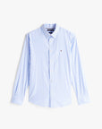 Chemise à rayures Tommy Hilfiger bleue | Georgespaul