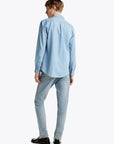 Chemise en jean Tommy Hilfiger bleue pour homme | Georgespaul