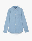Chemise en jean Tommy Hilfiger bleue pour homme | Georgespaul