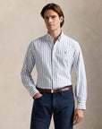 Chemise rayée Ralph Lauren bleue