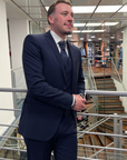 Costume 3 pièces Corneliani marine pour homme | Georgespaul
