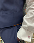 Costume 3 pièces Corneliani marine pour homme | Georgespaul