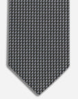 Cravate à motifs OLYMP noire pour homme | Georgespaul