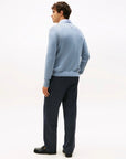 Pull Tommy Hilfiger bleu en cachemire