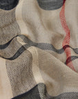 Foulard motif tartan Barbour kaki pour homme | Georgespaul