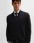Gilet BOSS noir en coton pour homme | Georgespaul