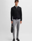 Gilet BOSS noir en coton pour homme | Georgespaul