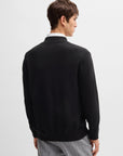 Gilet BOSS noir en coton pour homme | Georgespaul