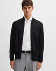 Gilet BOSS noir en coton pour homme | Georgespaul