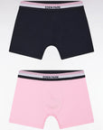 Lot de 2 boxers Eden Park rose pour homme | Georgespaul