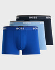 Lot de 3 boxers BOSS bleus pour homme | Georgespaul