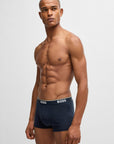 Lot de 3 boxers BOSS bleus pour homme | Georgespaul