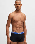 Lot de 3 boxers BOSS noirs pour homme | Georgespaul