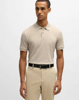 Polo BOSS beige pour homme | Georgespaul