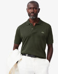 Polo L.12.12 Lacoste vert pour homme | Georgespaul