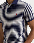 Polo marinière Ralph Lauren marine pour homme | Georgespaul