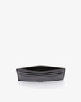 Porte-cartes Lacoste noir en cuir pour homme | Georgespaul