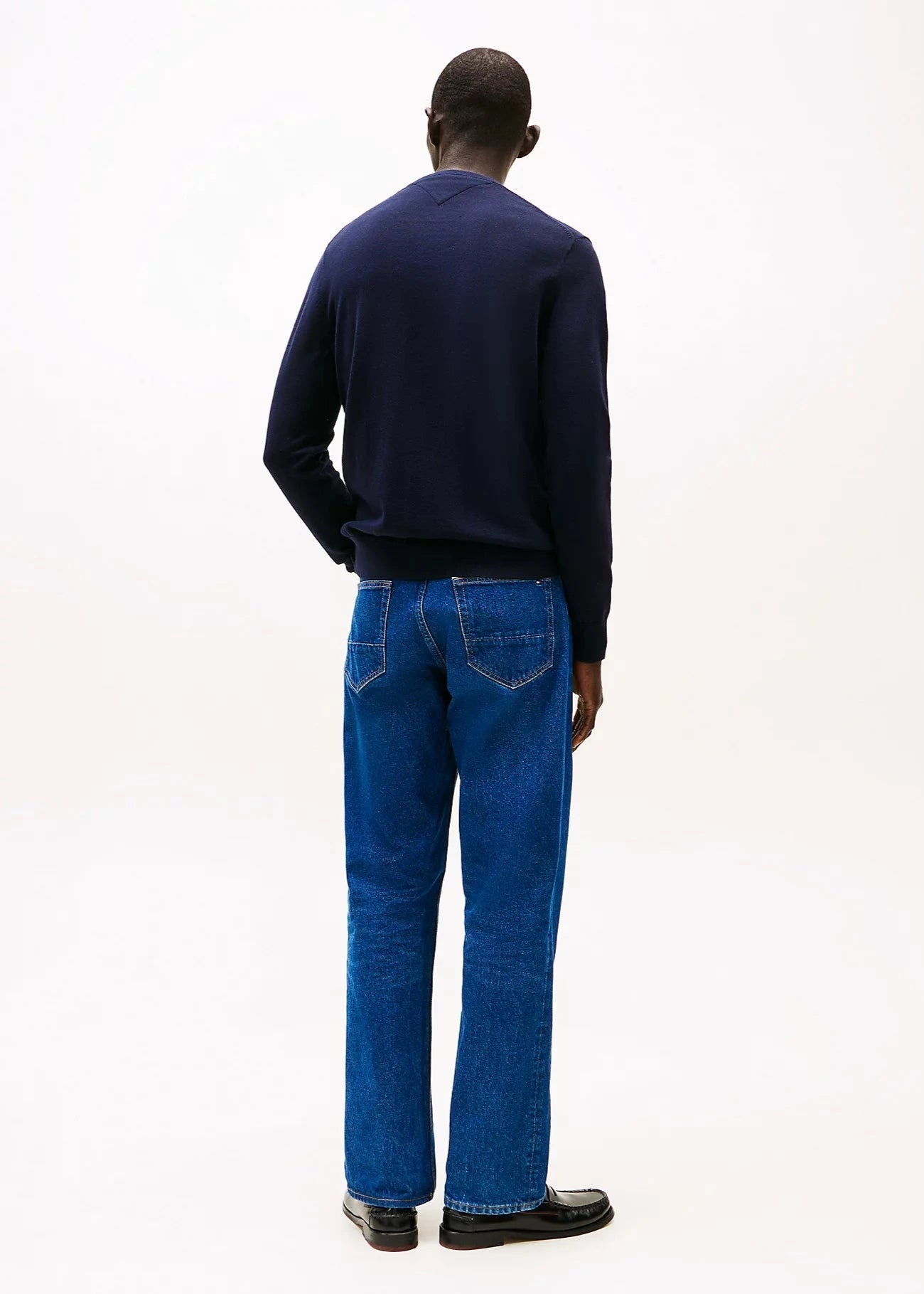 Pull Tommy Hilfiger marine pour homme | Georgespaul