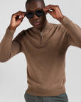 Pull camionneur Eden Park marron pour homme | Georgespaul