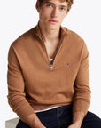 Pull camionneur Tommy Hilfiger marron pour homme | Georgespaul