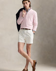 Pull camionneur Ralph Lauren rose en coton pour homme | Georgespaul