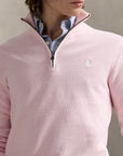 Pull camionneur Ralph Lauren rose en coton pour homme | Georgespaul