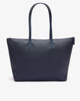 Sac femme cabas zippé L.12.12 Lacoste marine | Georgespaul