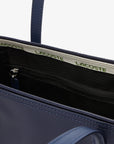 Sac femme cabas zippé L.12.12 Lacoste marine | Georgespaul