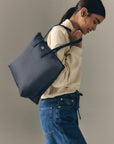 Sac femme cabas zippé L.12.12 Lacoste marine | Georgespaul