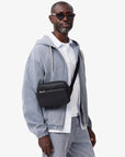 Sacoche homme Lacoste noire | Georgespaul
