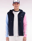 Sweat zippé Eden Park marine pour homme | Georgespaul