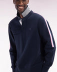 Sweat Eden Park marine pour homme | Georgespaul