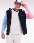 Sweat zippé Eden Park marine pour homme | Georgespaul