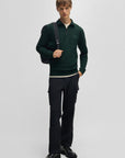 Sweat camionneur BOSS vert foncé pour homme | Georgespaul