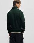 Sweat camionneur BOSS vert foncé pour homme | Georgespaul