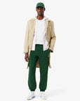 Sweat zippé à capuche homme Lacoste blanc | Georgespaul