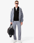 Sweat zippé à capuche homme Lacoste noir | Georgespaul