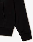 Sweat zippé à capuche homme Lacoste noir | Georgespaul
