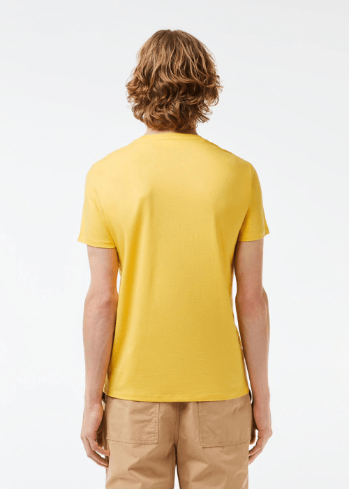 Tee shirt lacoste jaune outlet