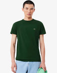 T-shirt homme Lacoste vert foncé | Georgespaul
