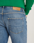 Jean droit Tommy Hilfiger bleu pour homme | Georgespaul