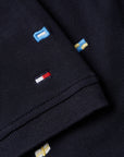 Polo à motifs Tommy Hilfiger marine