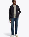 Sweat zippé Tommy Hilfiger marine pour homme | Georgespaul