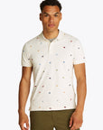 Polo à motifs Tommy Hilfiger beige pour homme | Georgespaul